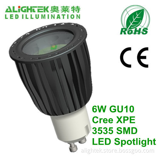 4w 5w 6w 3535 Smd Led Spot Light Gu10 With Cree Xpe Led Chip 